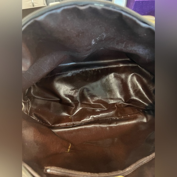 Vintage Valentino Dome Chevron PVC Leather Boston Bag (VAXX099) - Picture 10 of 12